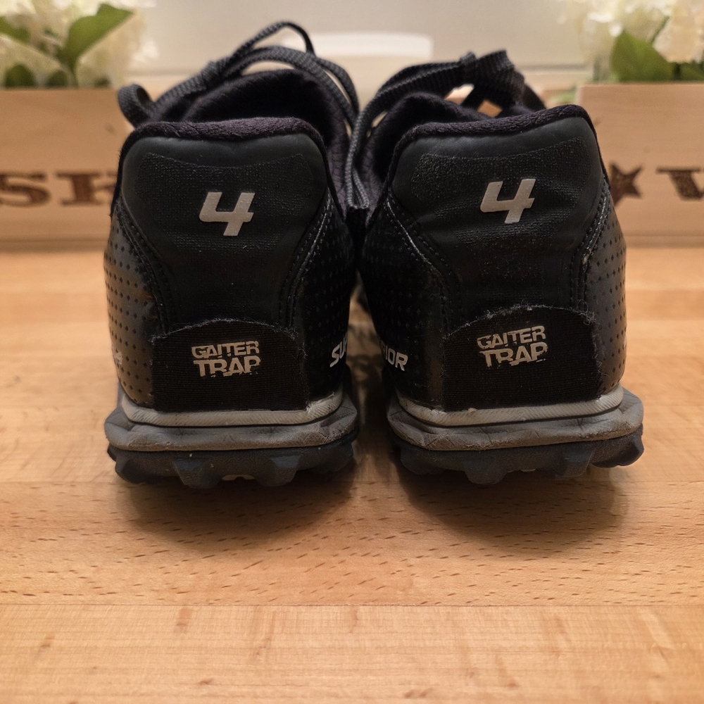 Altra Superior 4 Trail Running Shoes Black Gaiter Trap Sneaker Women’s Size 9.5 - Picture 4 of 9